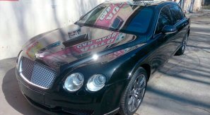 rent a car for wedding chisinau/Moldova - BENTLEY black